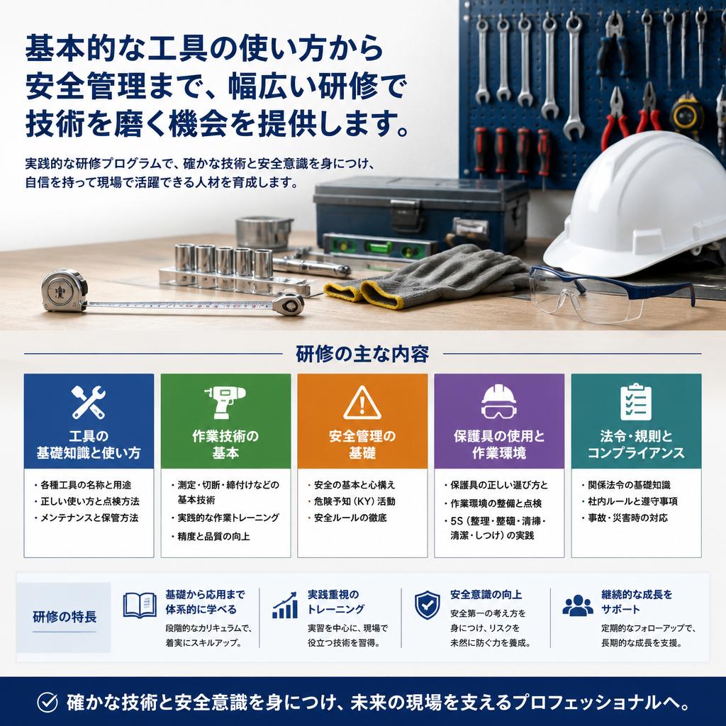 充実した独自研修制度
